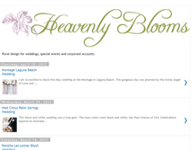Tablet Screenshot of heavenlybloomsblog.com